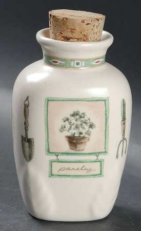 Naturewood Large Spice Jar & Cork Stopper by Pfaltzgraff