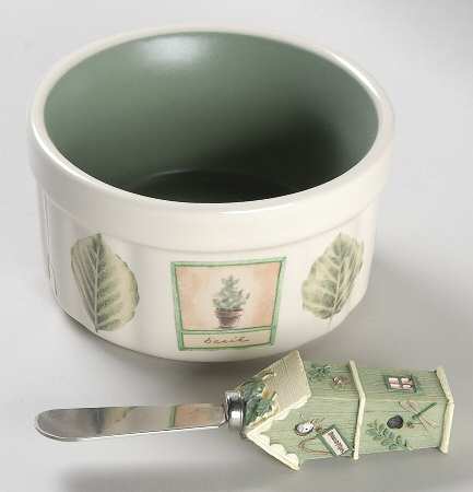 Naturewood Dip Bowl & Spreader Set