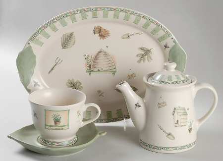 Naturewood 5 Pc 10th Anniversary Tea Set