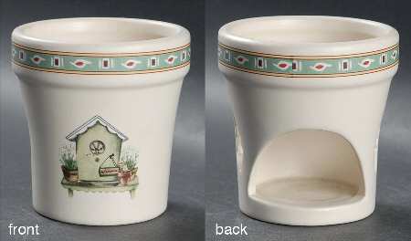 Naturewood Candle Base for 2 Piece Wax Tart Burner/Warmer