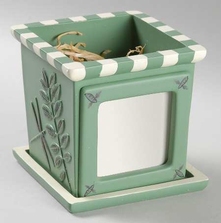 Naturewood Pot Shot/Frame & Planter W/Unde(Holds a 2 1/4"Pic)