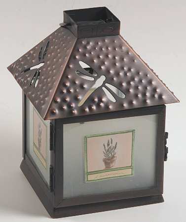 Naturewood Frosted Glass Lantern by Pfaltzgraff