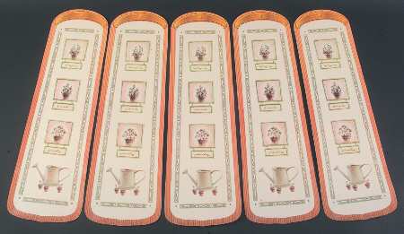 Naturewood Package of 5 Fan Blade Appliques