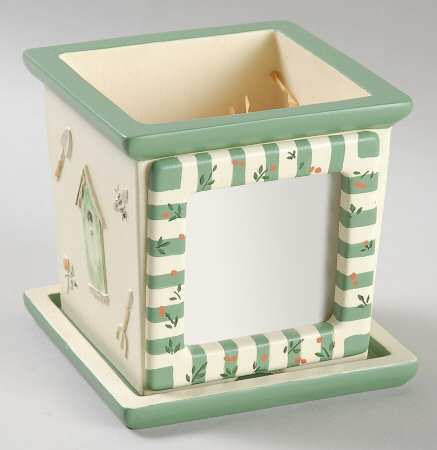 Naturewood Pot Shot/Frame& Planter W/Underplate (Pict 2 1/4")