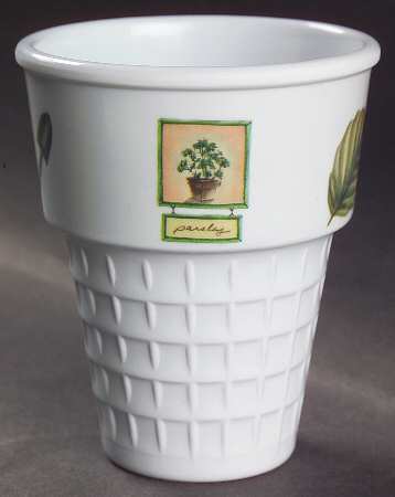 Naturewood Ice Cream Cone Shaped Dish-Melamine