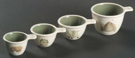 Naturewood Measuring Cup Set (1 Cup,1/2 Cup,1/3 Cup,1/4 Cup)