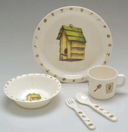 Naturewood (5 Piece) Melamine Kid's Set