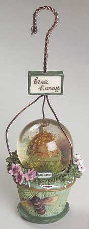 Naturewood Mini Globe Ornament by Pfaltzgraff