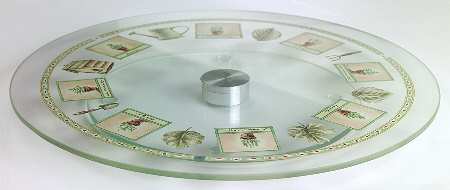 Naturewood Glassware Lazy Susan Turntable