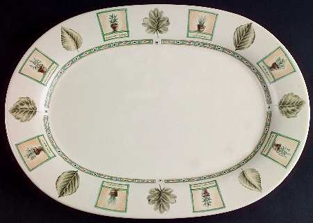 Naturewood 14" Oval Serving Platter by Pfaltzgraff
