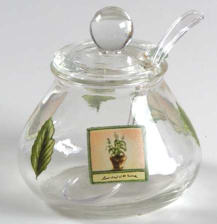 Naturewood Glassware Sugar Bowl & Lid