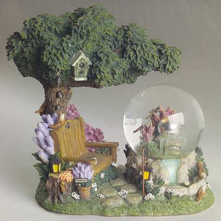 Naturewood Musical Water Globe