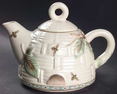 Naturewood Teapot for Individual Teapot & Lid with Cup