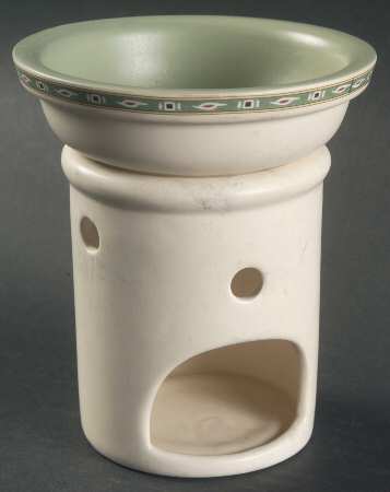 Naturewood 2 Pc Wax Tart Burner/Warmer (Bowl & Candle Base)
