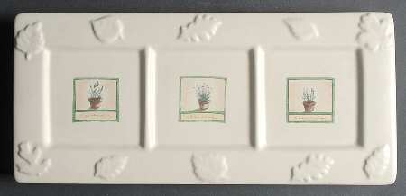Naturewood 13" Embossed Rectangular Tray by Pfaltzgraff