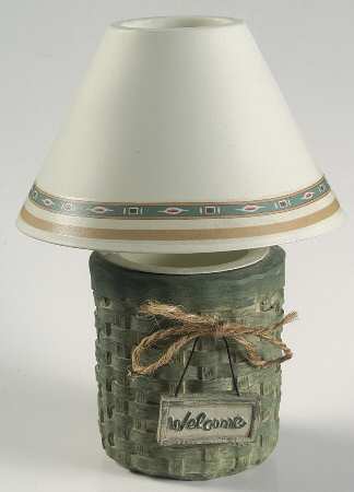 Naturewood Votive Lamp & Shade