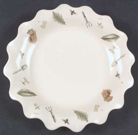 Naturewood 10" Ruffled Plate by Pfaltzgraff