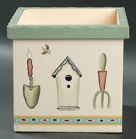 Naturewood 5" Square Wood Planter