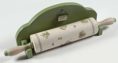 Naturewood Rolling Pin W/Wood Wall Hanger