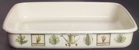Naturewood 10" Metal Rectangular Baker