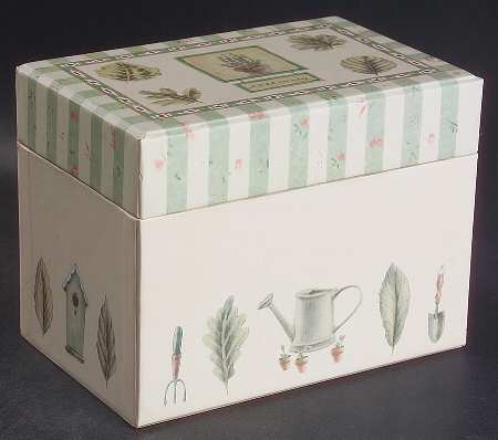 Naturewood Cardboard Recipe Box