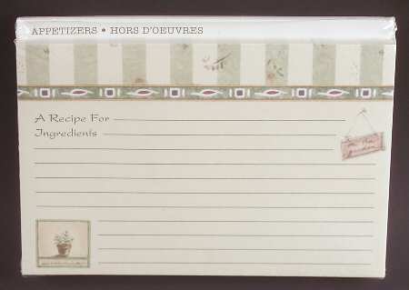 Naturewood Paper Recipe Card - Set of 40
