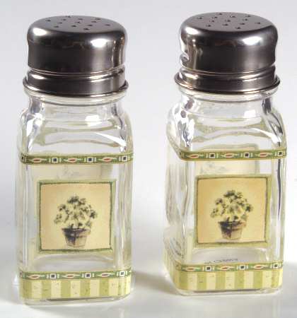 Naturewood Glassware Salt and Pepper Set by Pfaltzgraff