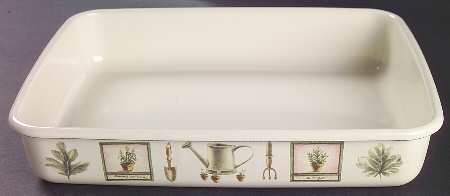 Naturewood 11" Metal Rectangular Baker
