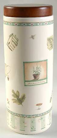 Naturewood Large Cylinder Canister & Wood Lid