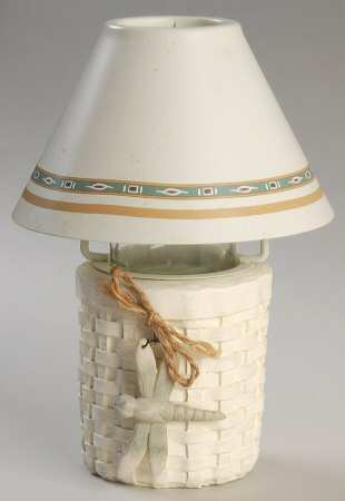 Naturewood Votive Lamp & Shade