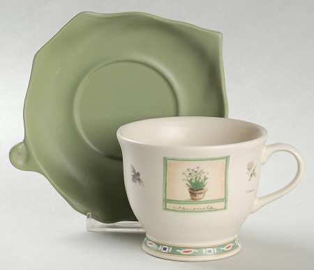 Naturewood 10th Anniversary Footed Cup & Saucer Set