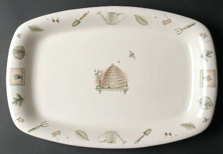 Naturewood 16" Rectangular Barbeque Platter by Pfaltzgraff