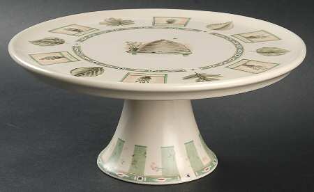 Naturewood 9" Diameter Pedestal Cake Stand
