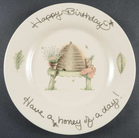 Naturewood "Happy Birthday" Dinner Plate