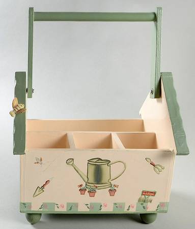 Naturewood Wood Silverware/Napkin Caddy
