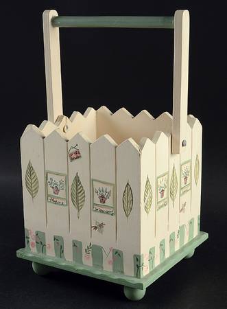 Naturewood 6" Wood Square Planter