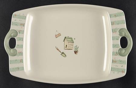 Naturewood 12" Rectangular Serving Platter by Pfaltzgraff