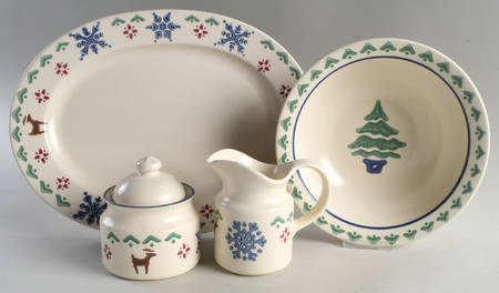 Nordic Christmas 5 Piece Hostess Set by Pfaltzgraff