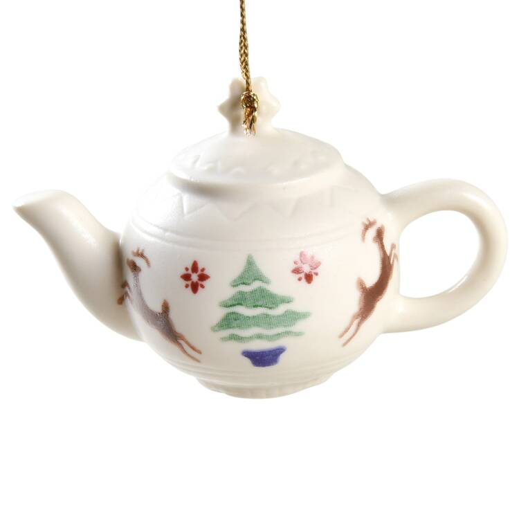 Nordic Christmas Teapot Ornament