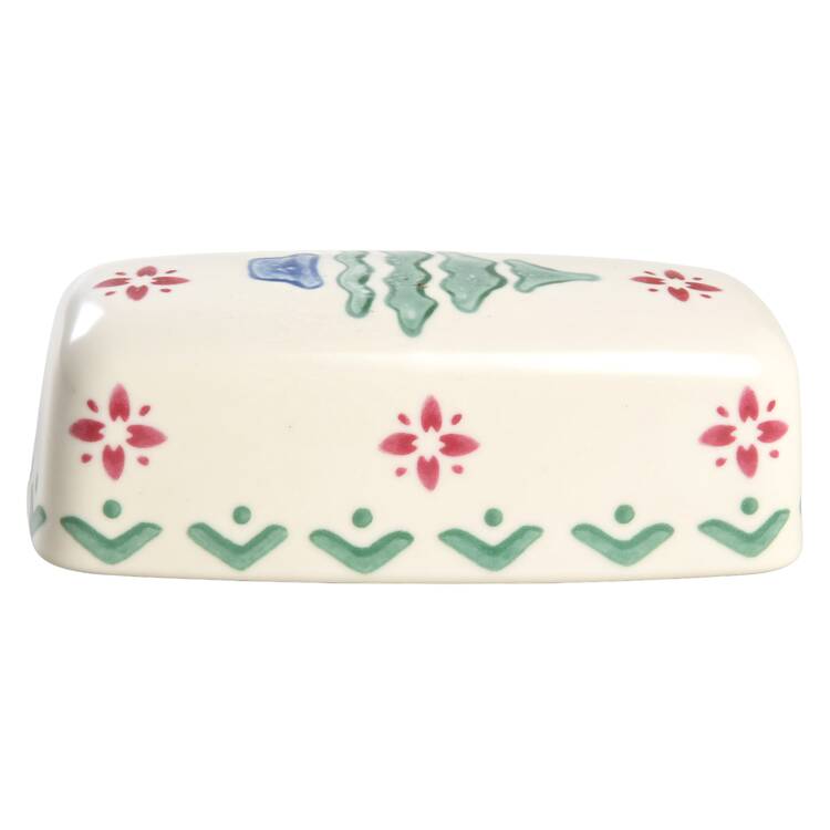 Nordic Christmas Lid for 1/4 Lb Butter by Pfaltzgraff