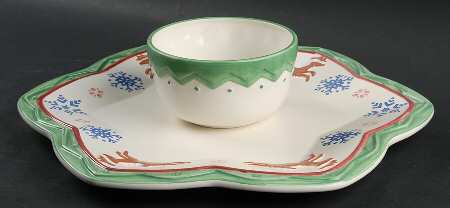 Nordic Christmas (2 Piece) Chip & Dip Set