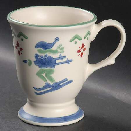 Nordic Christmas Extra Large 16 Oz Pedestal Mug by Pfaltzgraff