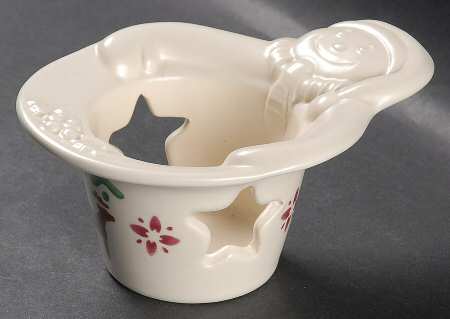 Nordic Christmas Snowman Votive Candleholder