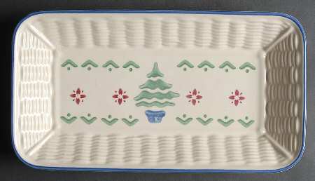 Nordic Christmas 12" Bread Basket by Pfaltzgraff