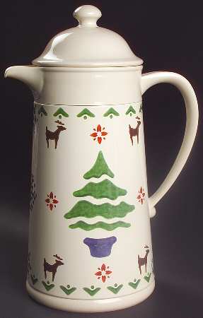 Nordic Christmas Plastic Thermos/Carafe & Lid by Pfaltzgraff