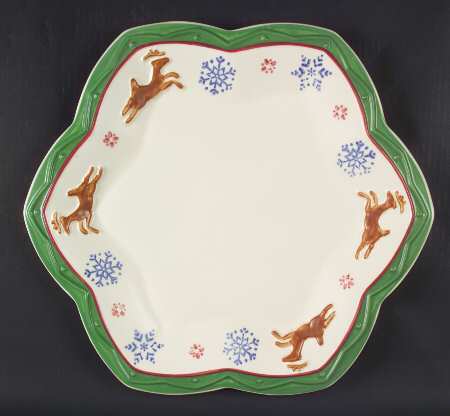 Nordic Christmas 16" Star Shape Platter by Pfaltzgraff
