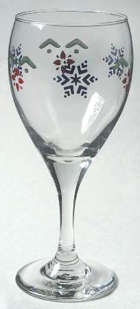 Nordic Christmas 8 Oz Glassware Wine by Pfaltzgraff
