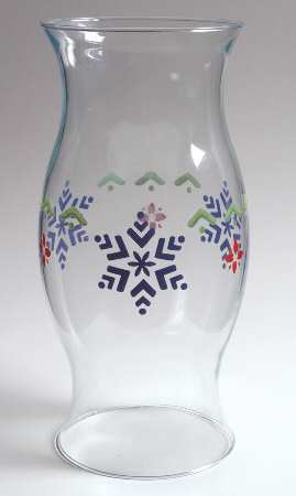 Nordic Christmas Glassware Hurricane Globe
