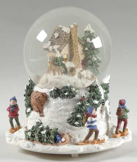 Nordic Christmas Snow Globe