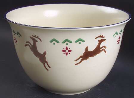 Nordic Christmas Round Great Bowl